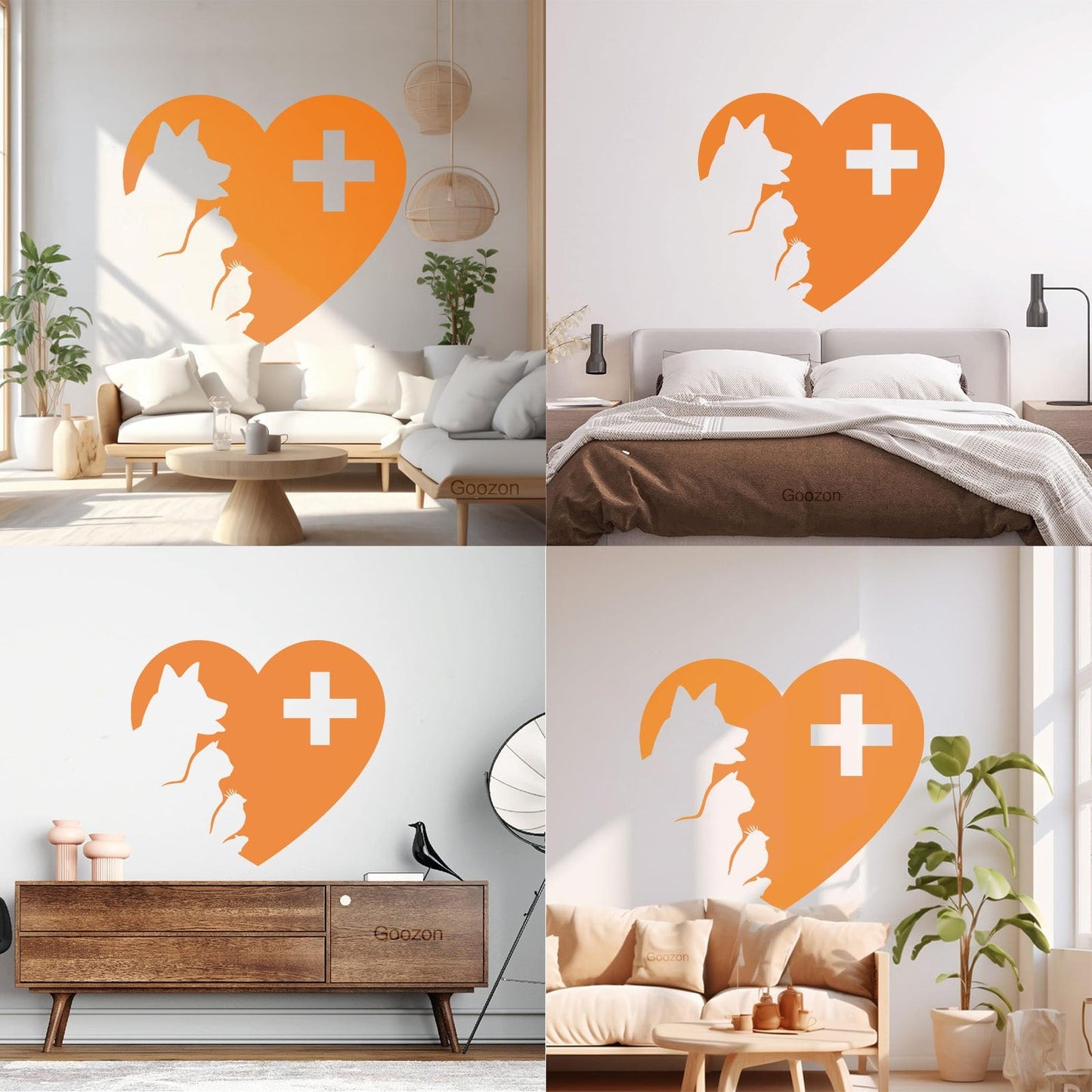 Wall Decals Pvc Veterinary Medicine Pets Vet Clinic Animal Care Multiple Size Options