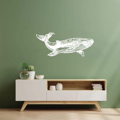 Wall Decals Whale Marine Animal Ocean Ation Can Modify And Add Information