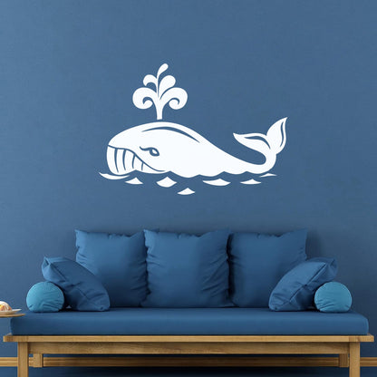Vinyl Wall Decals Whale Marine Animal Ocean Kids Art Decoration