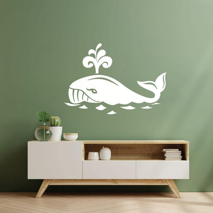 Vinyl Wall Decals Whale Marine Animal Ocean Kids Art Decoration