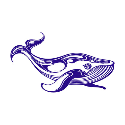 Whale Marine Animals Ocean Mural And Wall Vinyl Decal Car Body Decoration