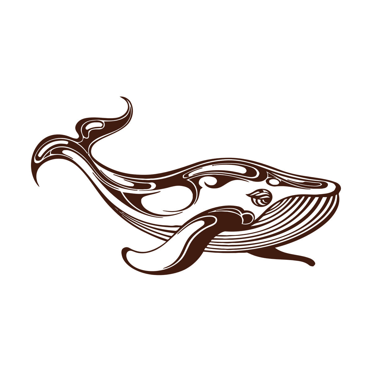 Whale Marine Animals Ocean Mural And Wall Vinyl Decal Car Body Decoration