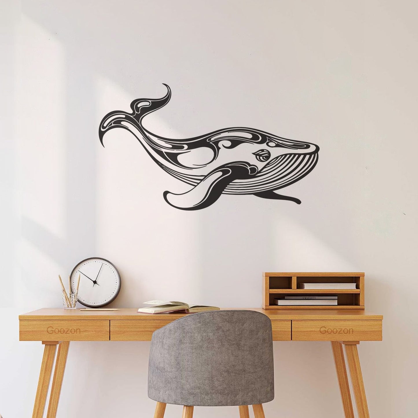 Whale Marine Animals Ocean Mural And Wall Vinyl Decal Car Body Decoration
