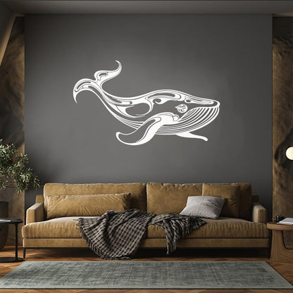 Whale Marine Animals Ocean Mural And Wall Vinyl Decal Car Body Decoration