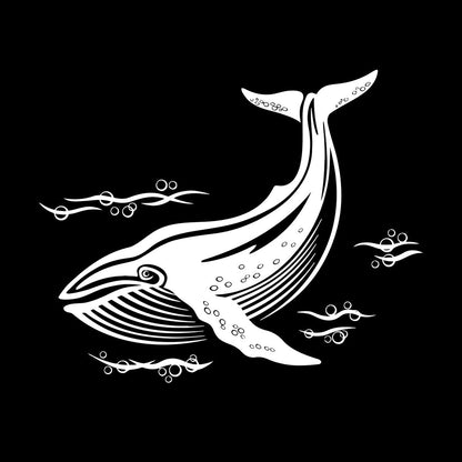 Wall Stickers Paster Paper Whale Marine Animals Ocean Sea Window Decals