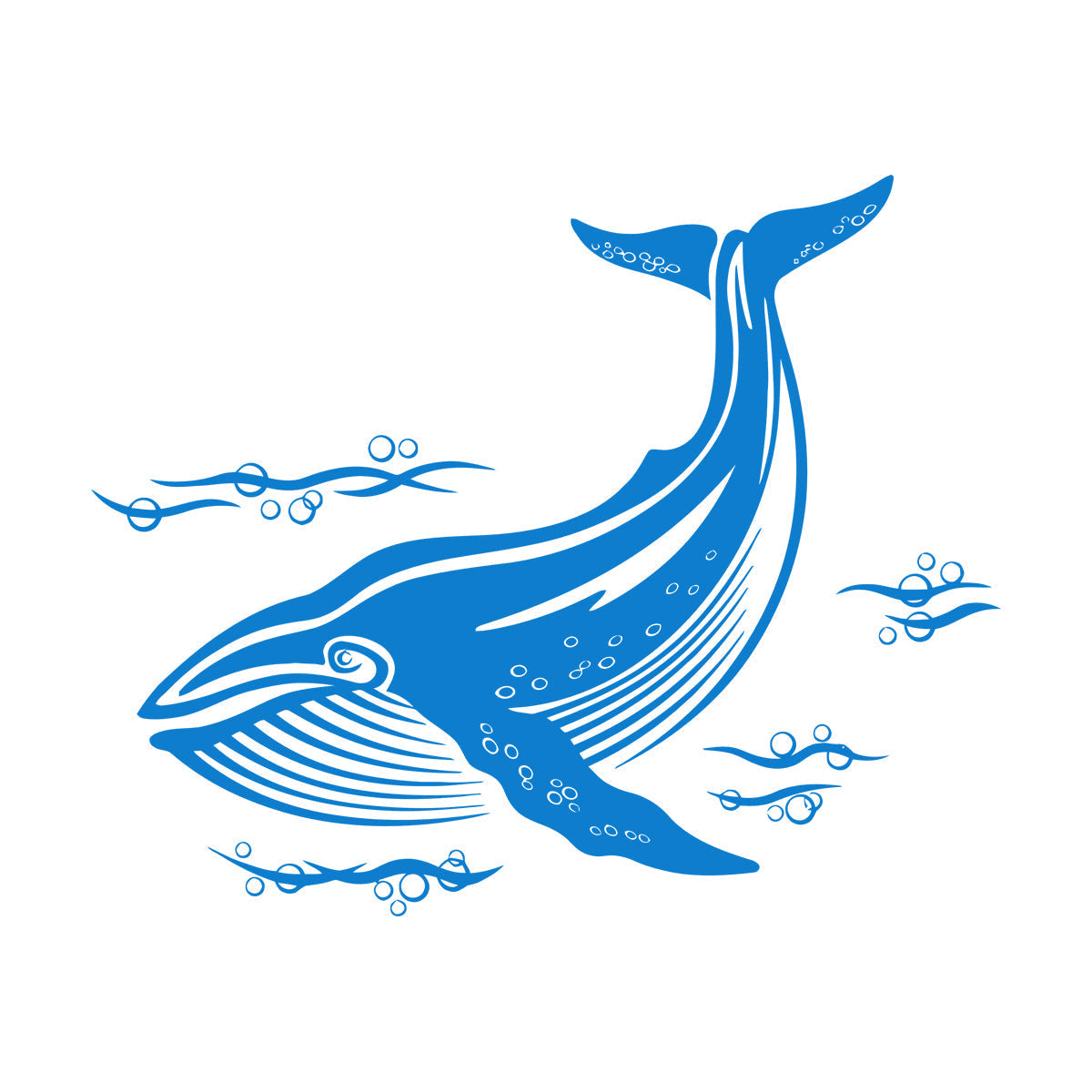Wall Stickers Paster Paper Whale Marine Animals Ocean Sea Window Decals