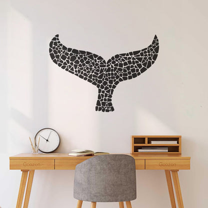 Wall Stickers Whale Tail Marine Animal Tattoo Culture
