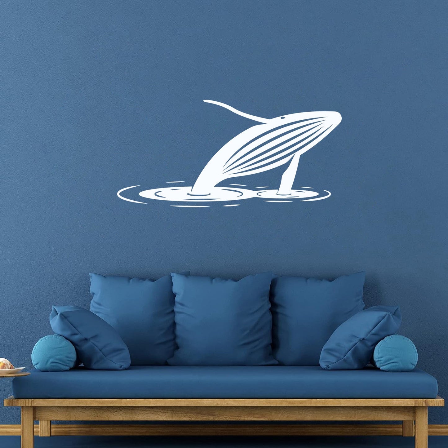 Fine Carving Decals Whale Water Ocean Animal Ation Removable Without Leaving Glue