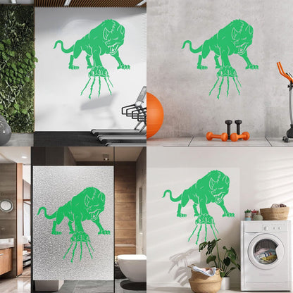Wall Decals Paster Paper Wild Forest Animal Angry Wolf Claws Beast Multi Color Selection