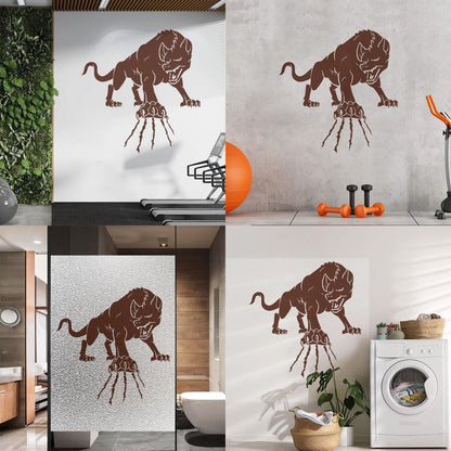 Wall Decals Paster Paper Wild Forest Animal Angry Wolf Claws Beast Multi Color Selection
