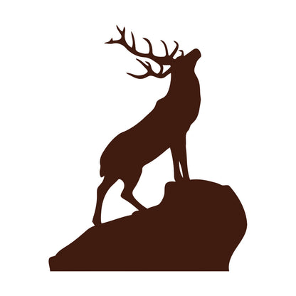 Vinyl Wall Stickers Wild Forest Deer Horns Animal Hunting House Equipped With Transfer Film Kit