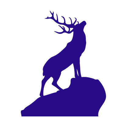 Vinyl Wall Stickers Wild Forest Deer Horns Animal Hunting House Equipped With Transfer Film Kit