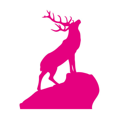 Vinyl Wall Stickers Wild Forest Deer Horns Animal Hunting House Equipped With Transfer Film Kit