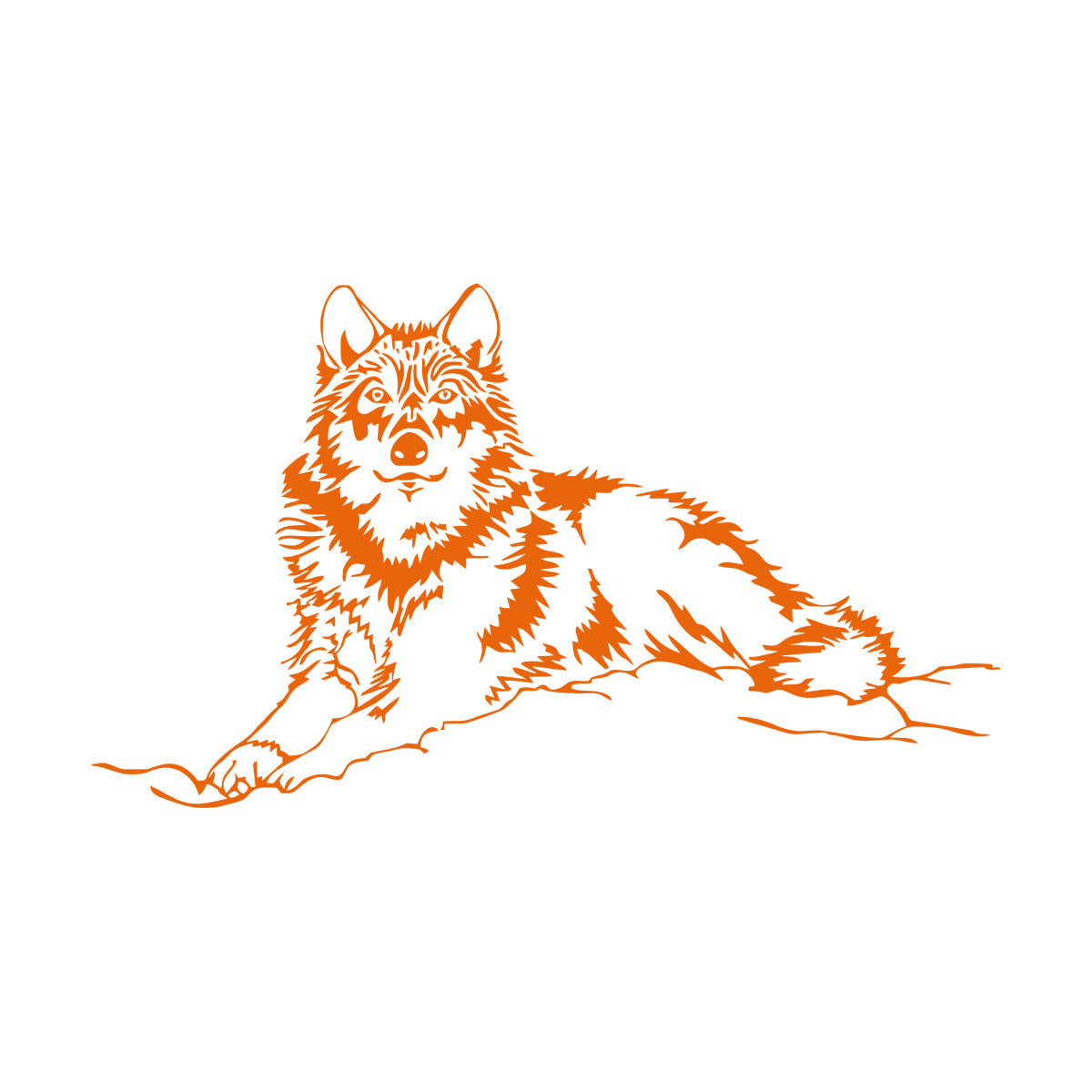 Wall Stickers Wolf Animal Tribal Art Decoration