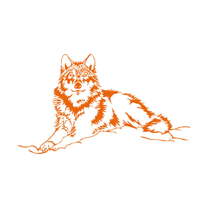 Wall Stickers Wolf Animal Tribal Art Decoration