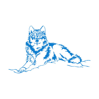 Wall Stickers Wolf Animal Tribal Art Decoration