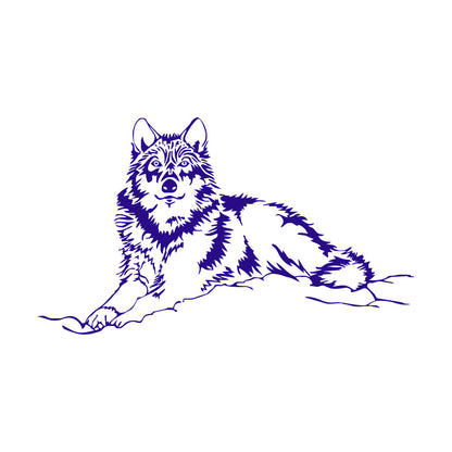 Wall Stickers Wolf Animal Tribal Art Decoration