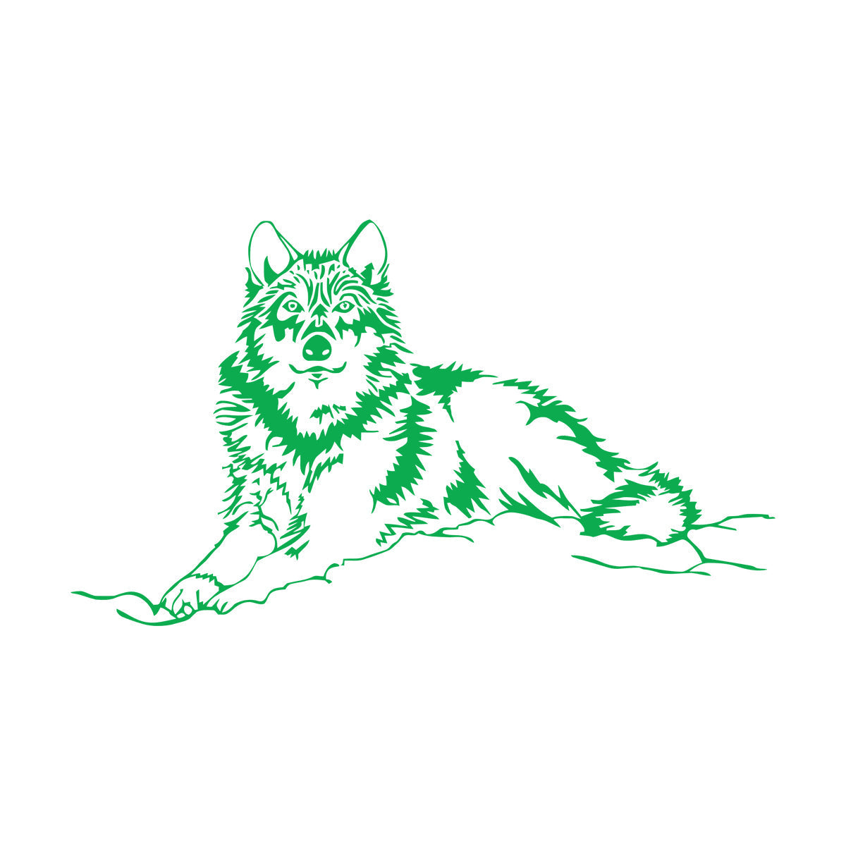 Wall Stickers Wolf Animal Tribal Art Decoration