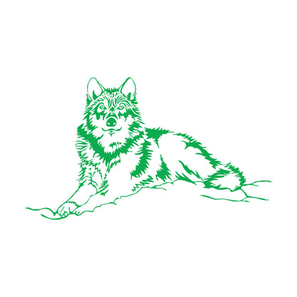 Wall Stickers Wolf Animal Tribal Art Decoration