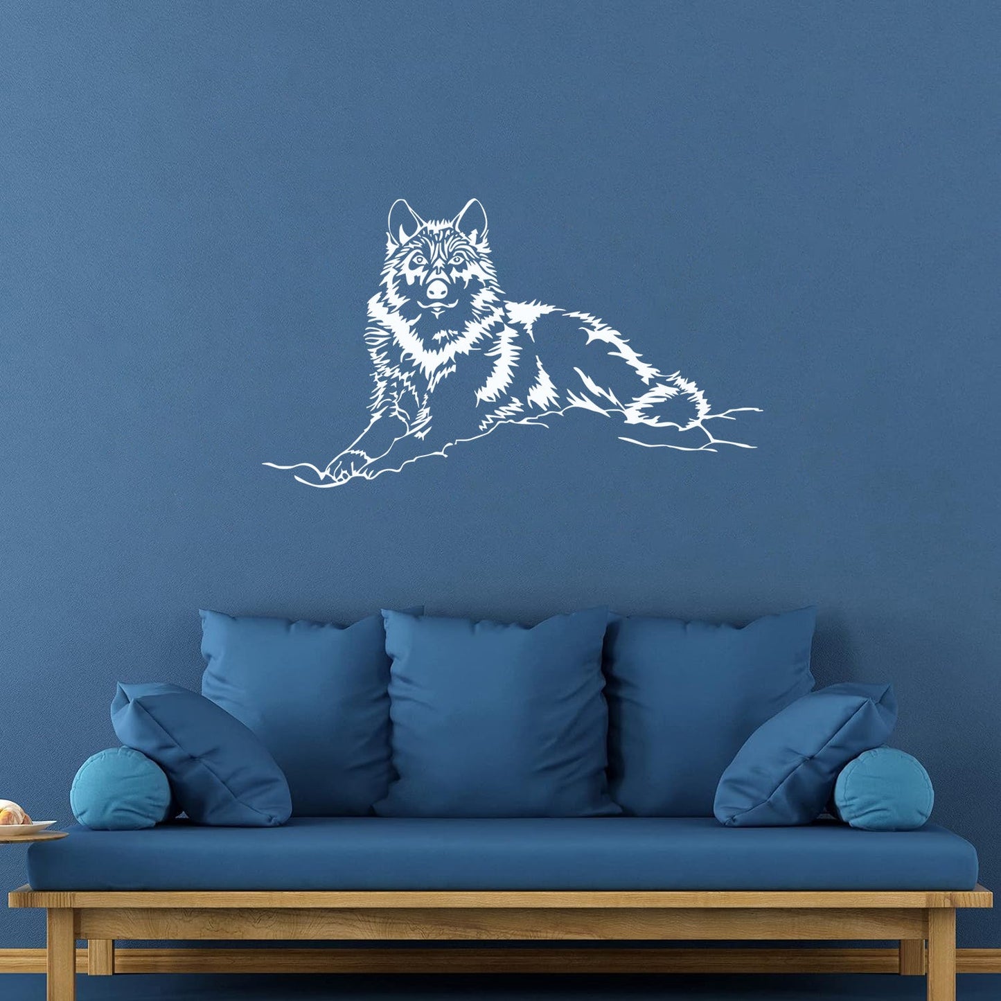 Wall Stickers Wolf Animal Tribal Art Decoration