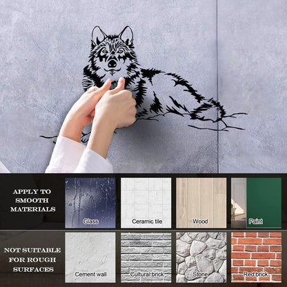 Wall Stickers Wolf Animal Tribal Art Decoration
