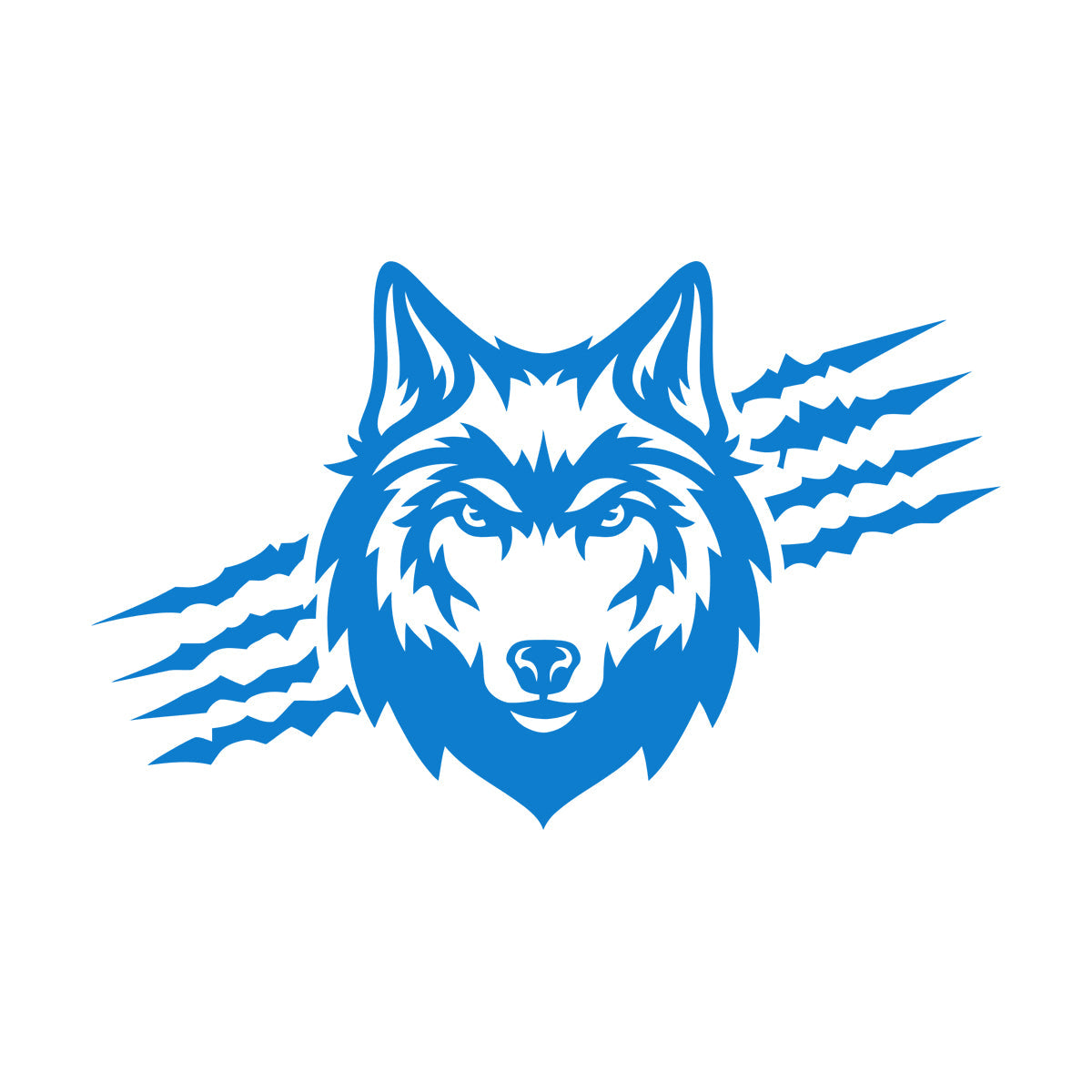 Wall Decals Wolf Predator Ornament Head Wild Animal Do Not Damage The Wall Surface