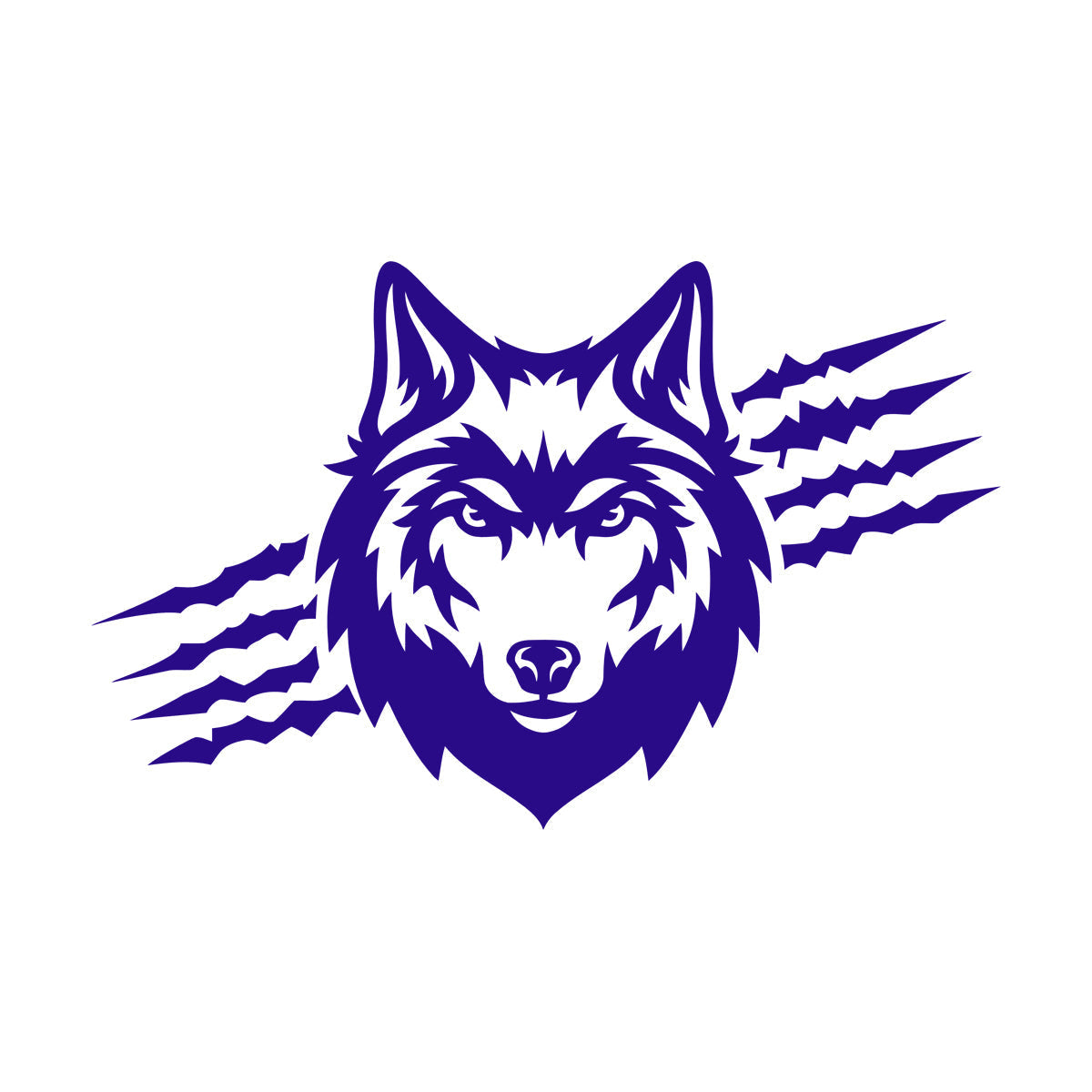 Wall Decals Wolf Predator Ornament Head Wild Animal Do Not Damage The Wall Surface