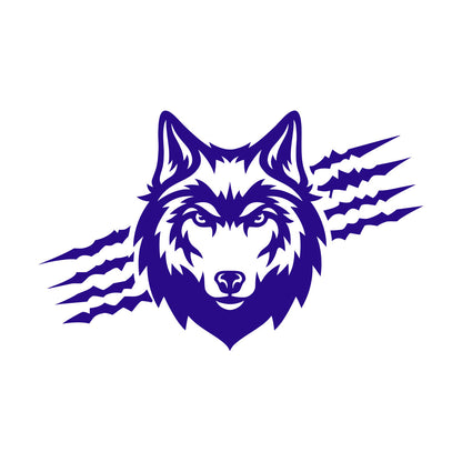 Wall Decals Wolf Predator Ornament Head Wild Animal Do Not Damage The Wall Surface