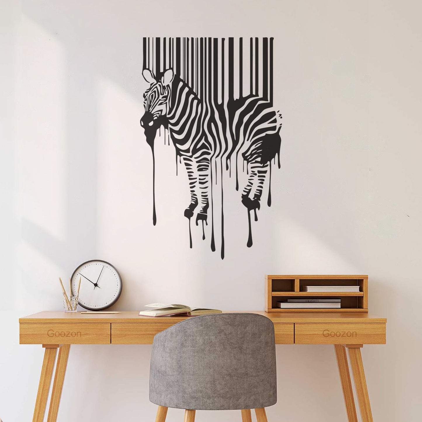 Zebra Animal Modern Engraving Decals Equipped With Transfer Film Kit