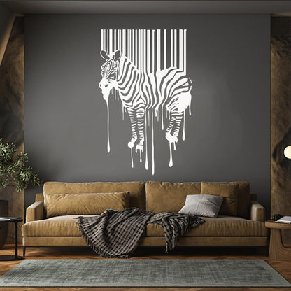 Zebra Animal Modern Engraving Decals Equipped With Transfer Film Kit