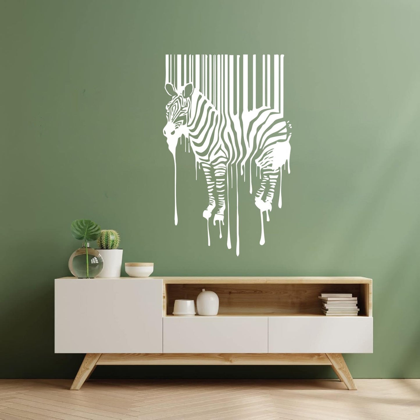 Zebra Animal Modern Engraving Decals Equipped With Transfer Film Kit