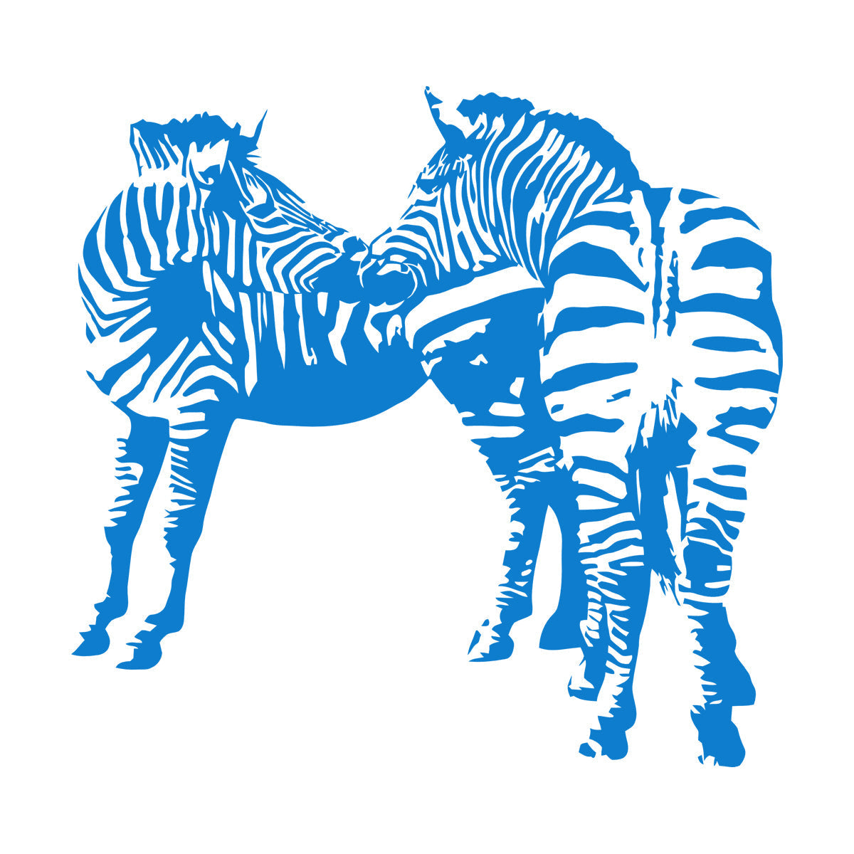 Mural And Wall Vinyl Decal Zebras African Animals Kids Easy Installation