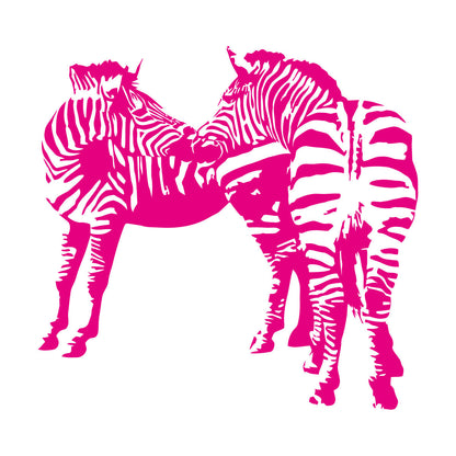 Mural And Wall Vinyl Decal Zebras African Animals Kids Easy Installation