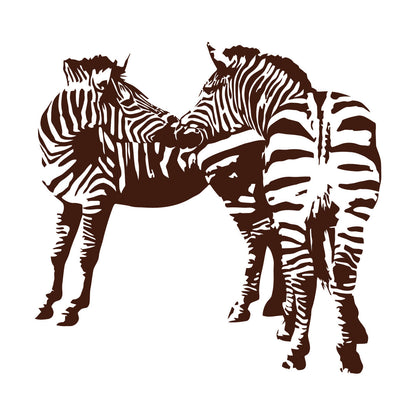 Mural And Wall Vinyl Decal Zebras African Animals Kids Easy Installation