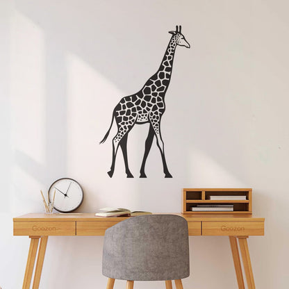 Wall Vinyl Sticker Decor Zoo Giraffe African Animals Children'S Kids Multiple Size Options