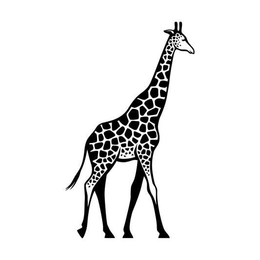 Wall Vinyl Sticker Decor Zoo Giraffe African Animals Children'S Kids Multiple Size Options