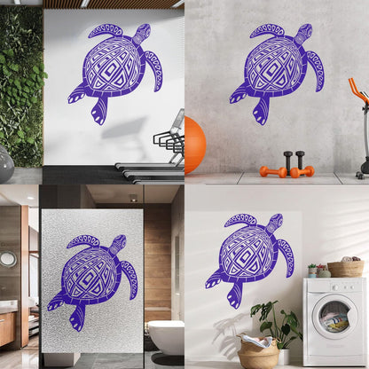 Wall Decals Paster Paper Animal Turtle Tortoise Ornament Tribal Multiple Size Options
