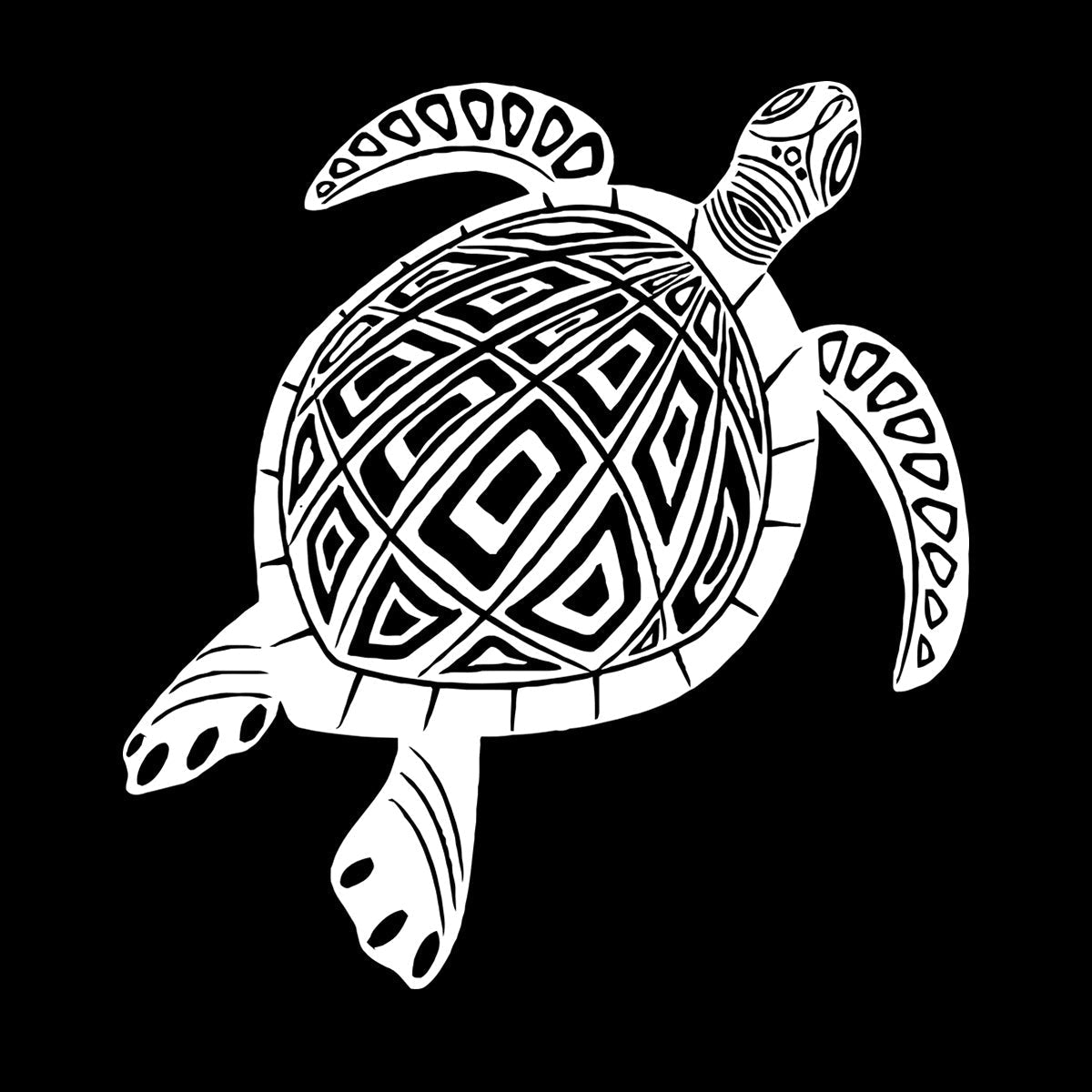 Wall Decals Paster Paper Animal Turtle Tortoise Ornament Tribal Multiple Size Options