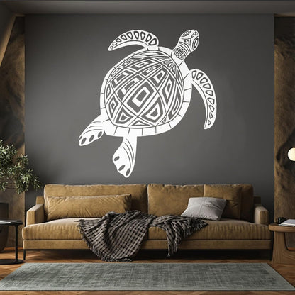 Wall Decals Paster Paper Animal Turtle Tortoise Ornament Tribal Multiple Size Options