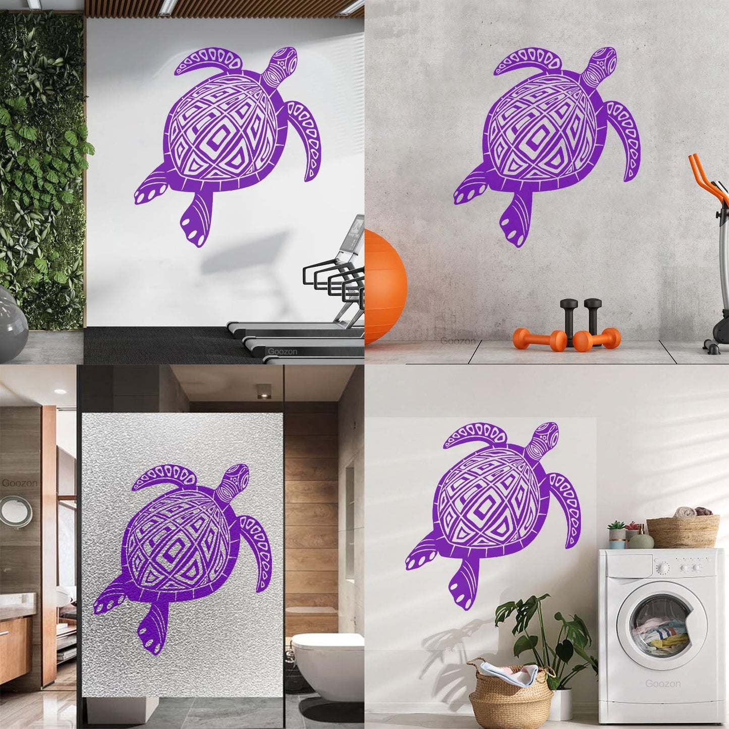 Wall Decals Paster Paper Animal Turtle Tortoise Ornament Tribal Multiple Size Options