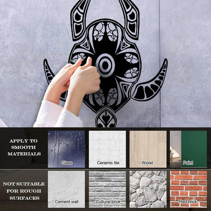 Vinyl Wall Stickers Animal Turtle Tortoise Tribal Waterproof