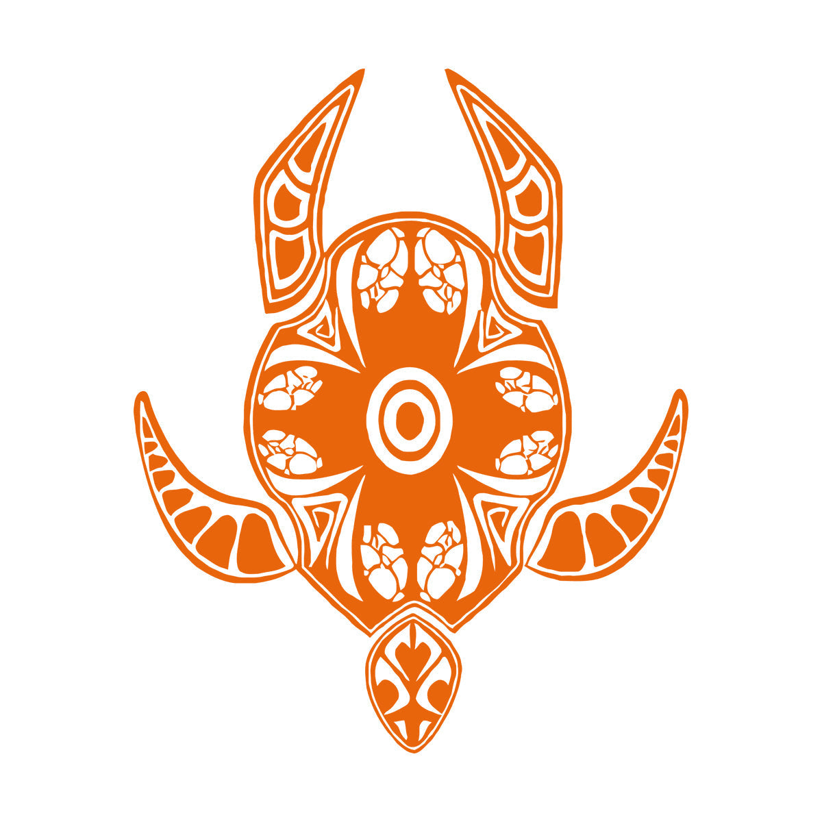 Vinyl Wall Stickers Animal Turtle Tortoise Tribal Waterproof