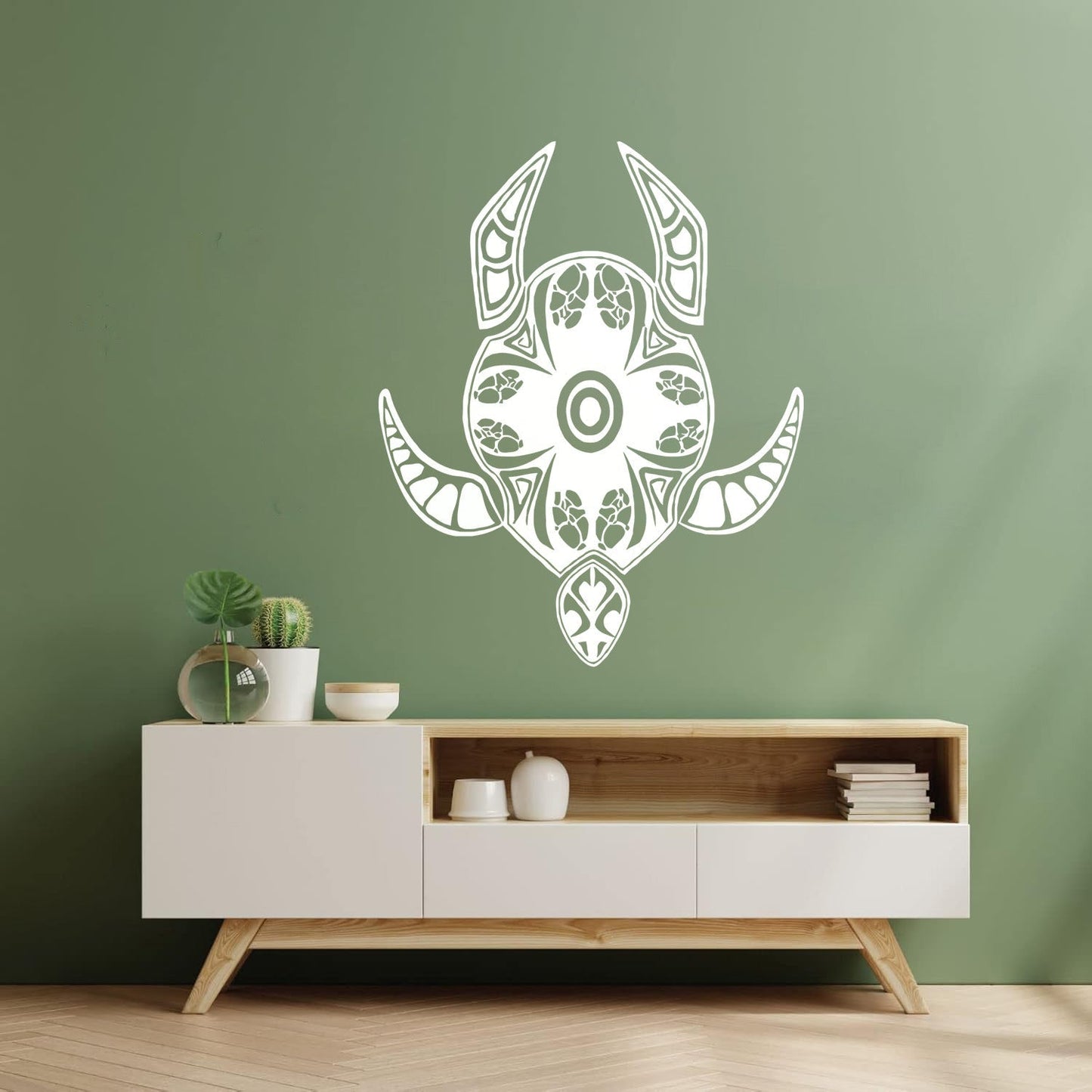Vinyl Wall Stickers Animal Turtle Tortoise Tribal Waterproof