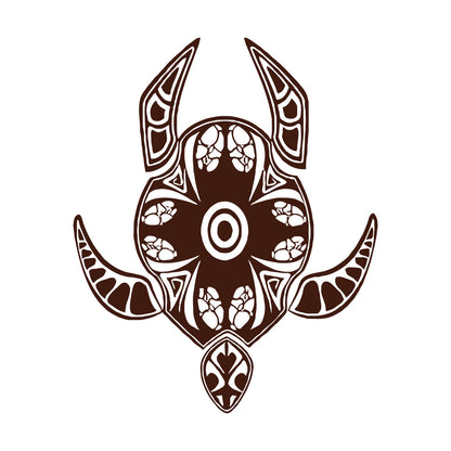 Vinyl Wall Stickers Animal Turtle Tortoise Tribal Waterproof