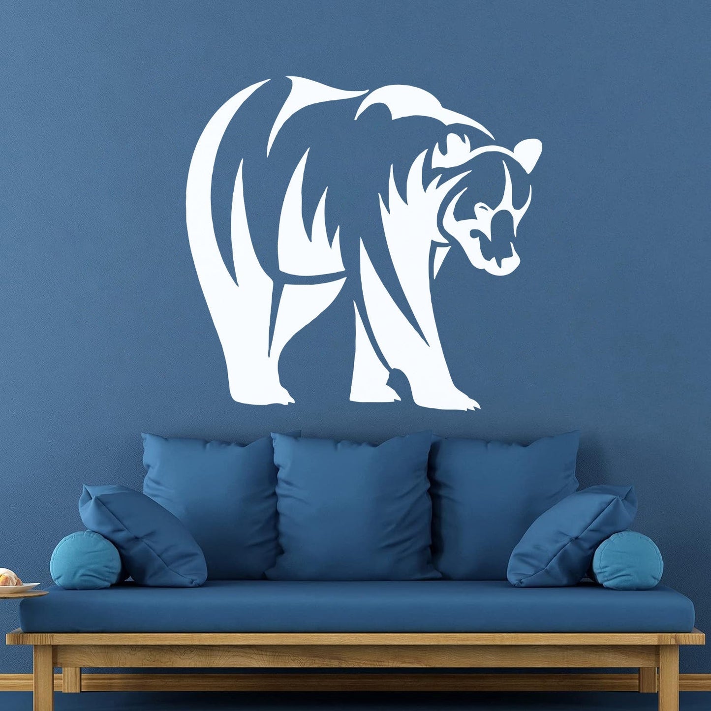 Engraving Decals Brown Bear Animal Predator Taiga Forest Strong Waterproof