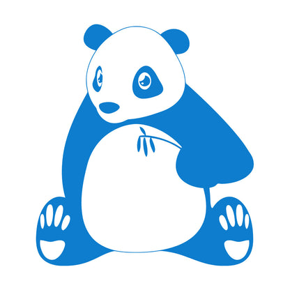 Engraving Stickers Cute Panda Animal S Wall Beautification