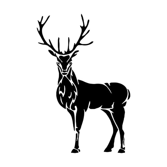 Vinyl Wall Stickers Deer Horn Elk Hunting Animal Forest Hooves Tattoo Culture