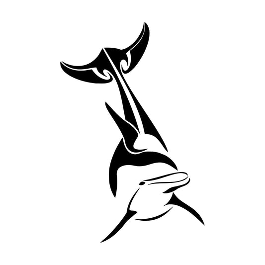 Lettering Decals Fish Animal Dolphin Ocean Sea Waterproof