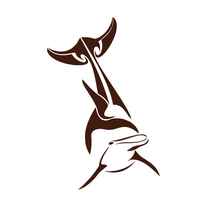 Lettering Decals Fish Animal Dolphin Ocean Sea Waterproof