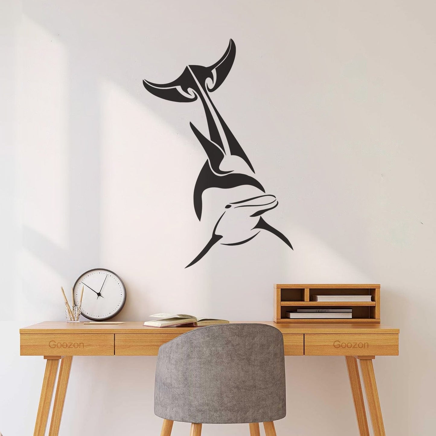 Lettering Decals Fish Animal Dolphin Ocean Sea Waterproof